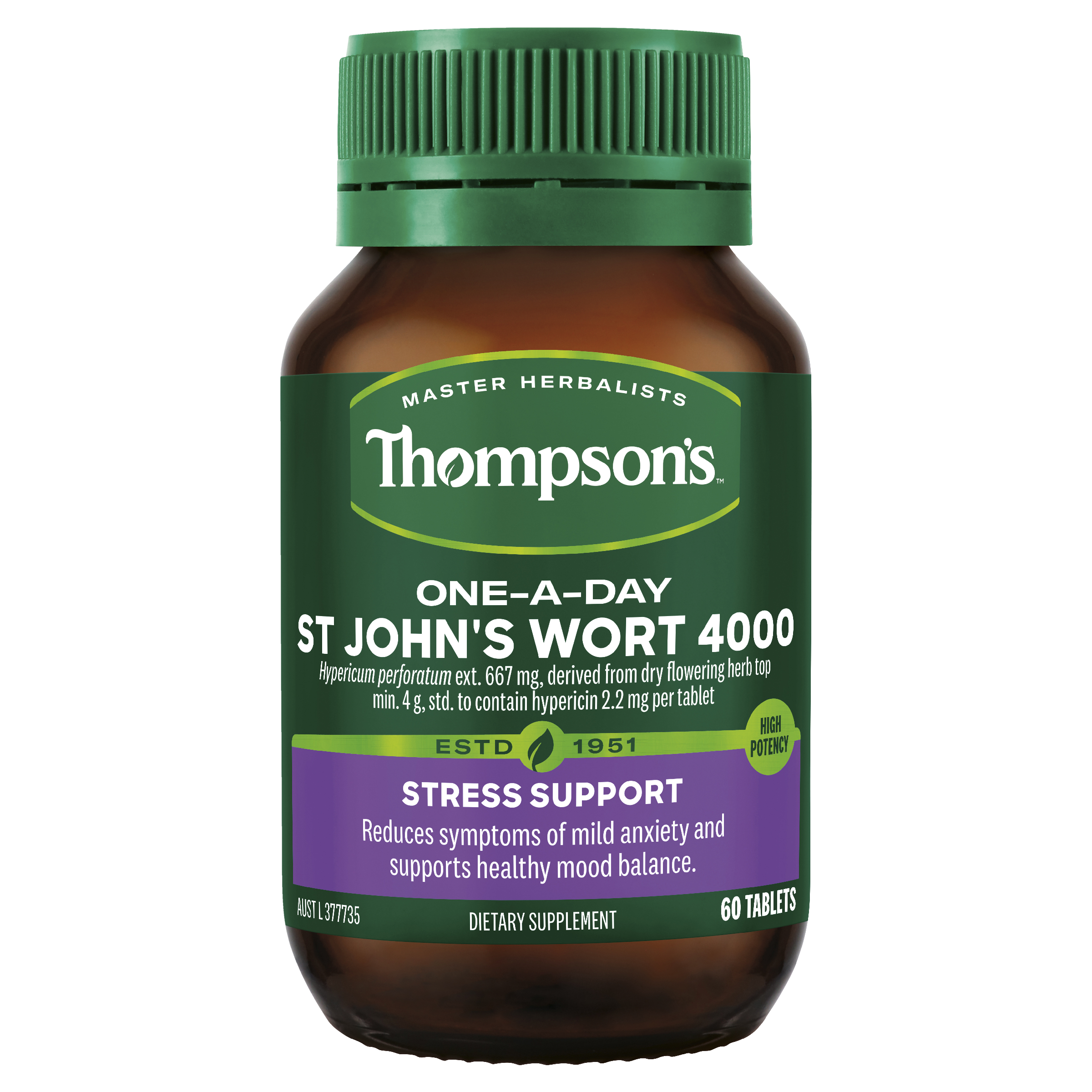 Thompsons One-A-Day St Johns Wort 60 Tablets